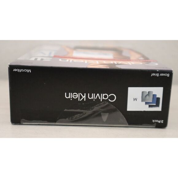 Calvin Klein NP2852-050 Men's Sz M Multicolor Microfiber Boxer Briefs, 3-Pack - Picture 4 of 4